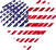 Logo of Top Dating Sites USA USA, Heart Shaped Image of USA flag.